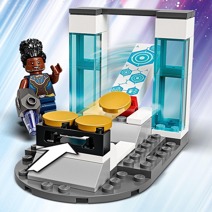 Set LEGO® Marvel 76212 Shuri's Laboratory, 58 pjesë