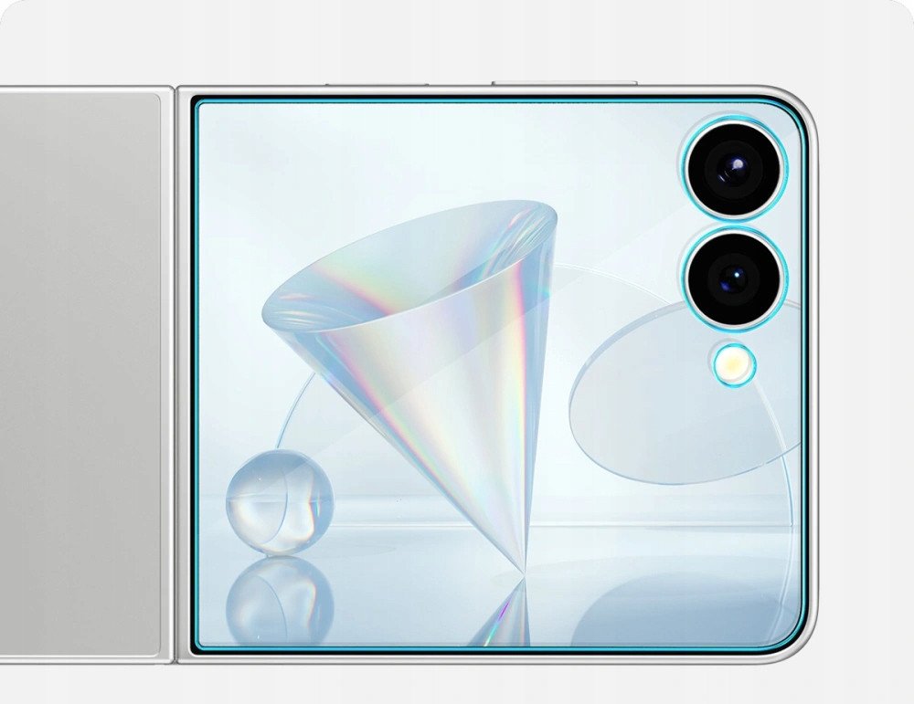 Xham mbrojtës Spigen Glas TR EZ Fit HD për Samsung Galaxy Z Flip7, 2 copë, transparent