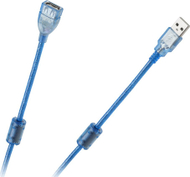 Kabllo zgjatues USB 2.0 Az Am, 5m, me filtër ferrit, e zezë