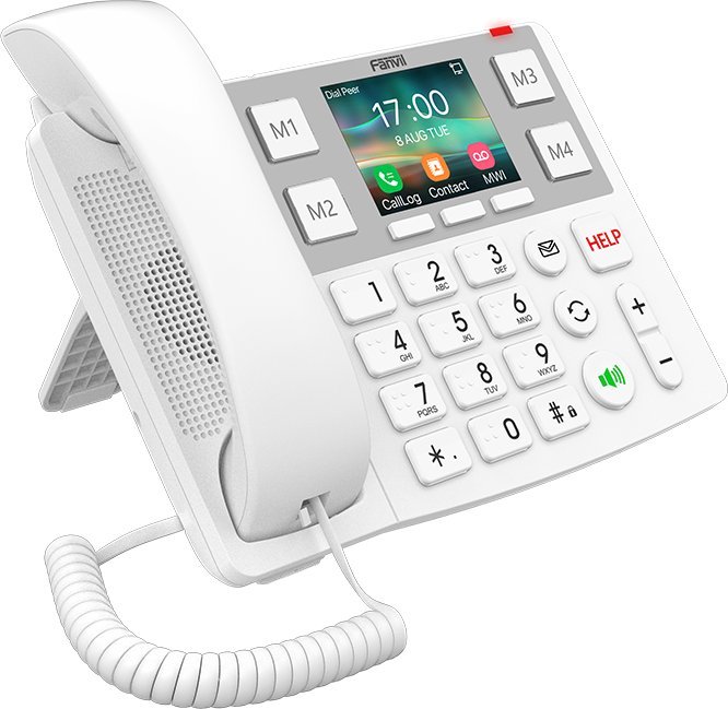Telefon IP Fanvil X305, 2 linja SIP, Wi-Fi, i bardhë