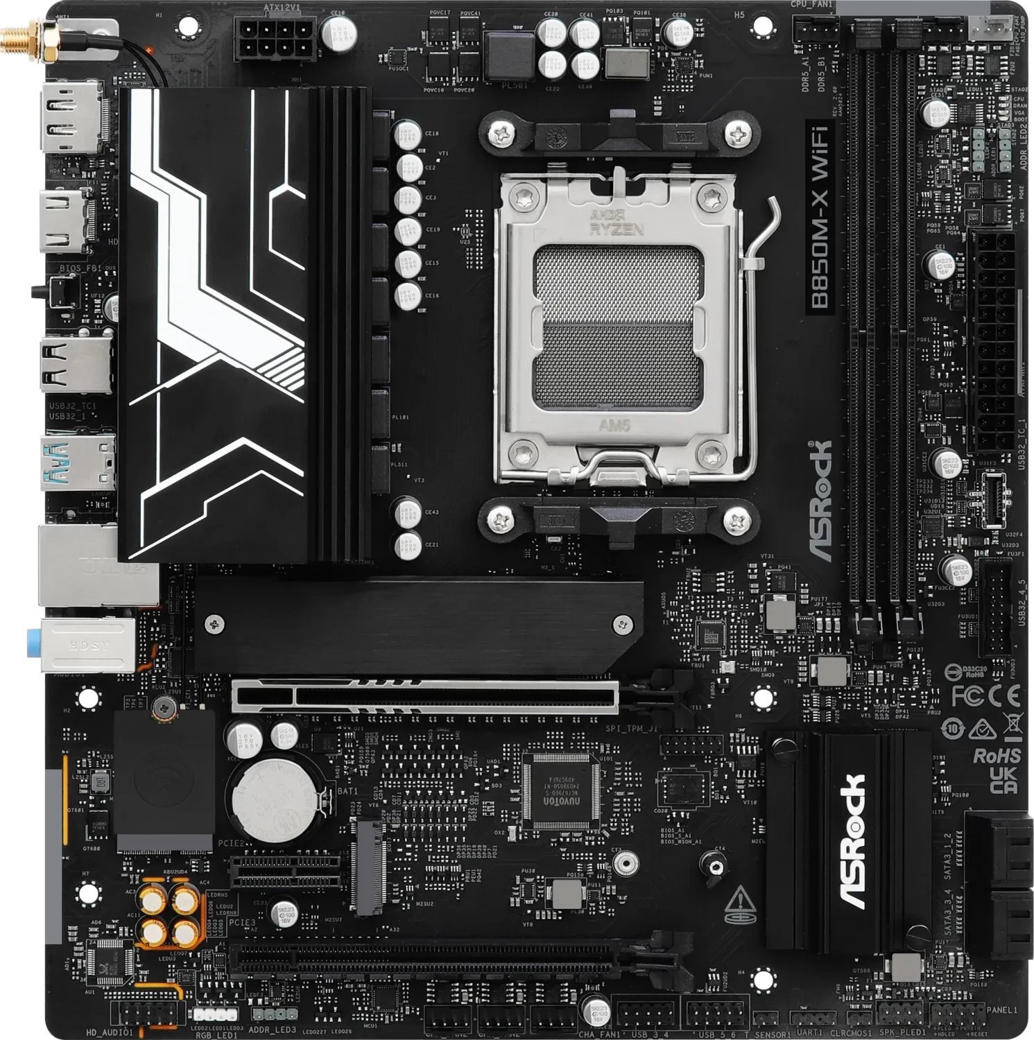 Pllake amë Asrock B850M X WiFi R2.0, AMD B850, Socket AM5, Micro ATX 2