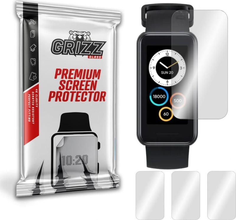 Folie mbrojtëse GrizzGlass Grizz Hydrogel Film, për Realme Band 2, transparente