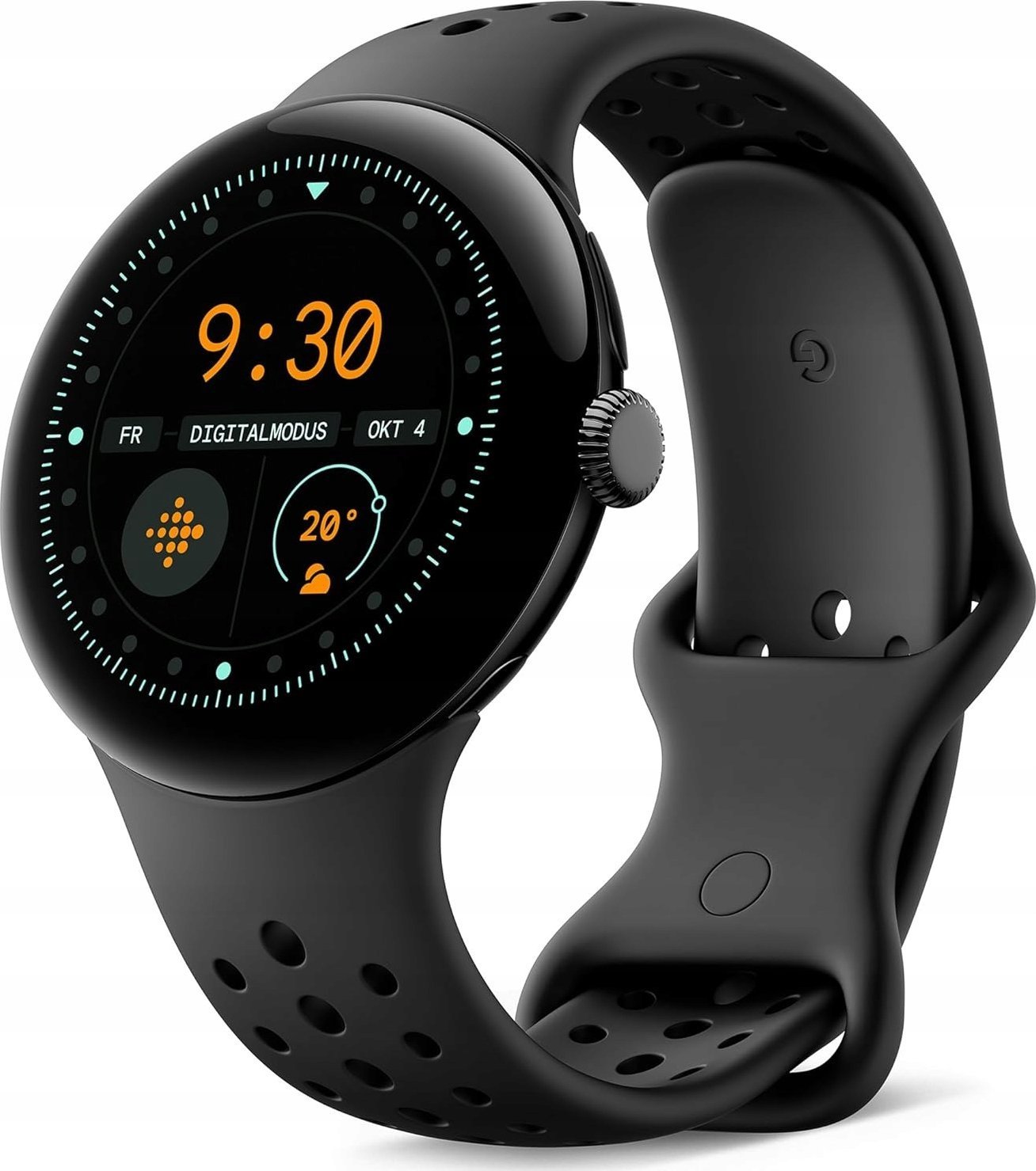 Ora inteligjente Google Pixel Watch 3, 45mm, 32GB, e zezë mat
