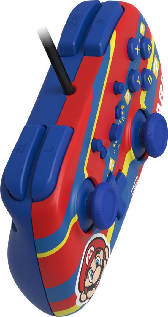 Kontroller Hori Horipad Mini Mario, me kabllo, shumëngjyrësh