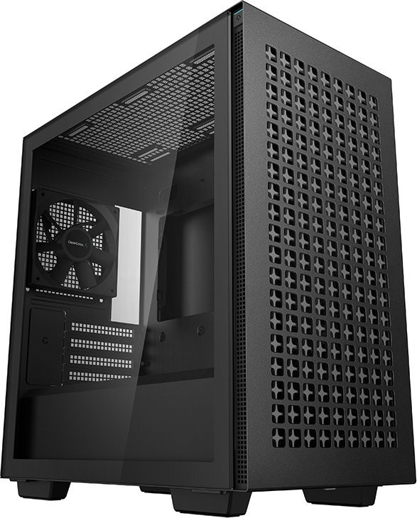 [OUTLET] Kasë Deepcool CH370, e zezë, Midi Tower