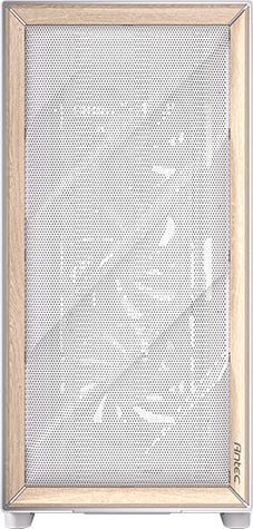 Kornizë PC Antec FLUX MIDI Tower, ATX, 5 ventilatorë, e bardhë