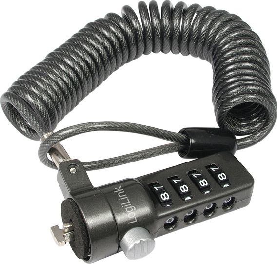 Kabllo sigurie LogiLink NBS004, 1.8m, e zezë