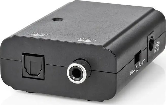 Konvertues audio DAC, RCA S PDIF në Toslink optik, me kabllo USB