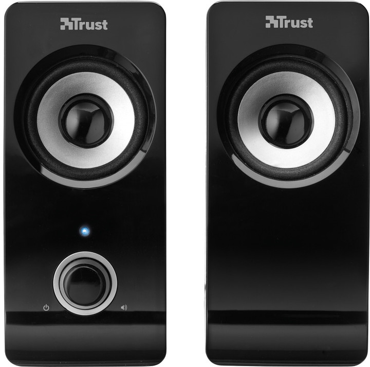Altoparlantë Repro Trust Remo, 2.0, të zinj