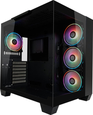 Kasë LC-Power 809B Dark Storm_X ARGB, Midi Tower