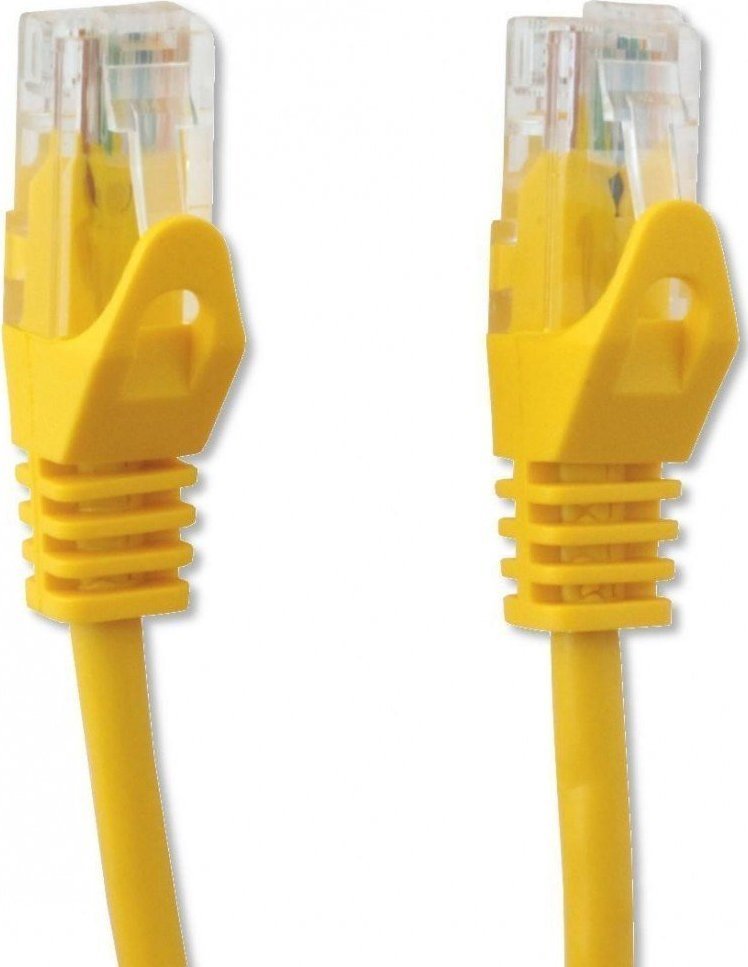 Мрежен кабел Techly Patch Cord Cat5e UTP, 5m, CCA, жолт