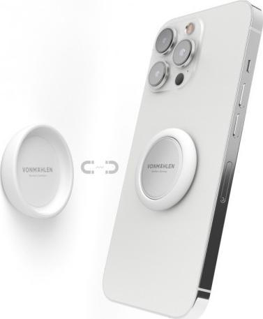 Mbajtëse telefoni Vonmählen Backflip Signature, 3 në 1, për smartphone, argjendi