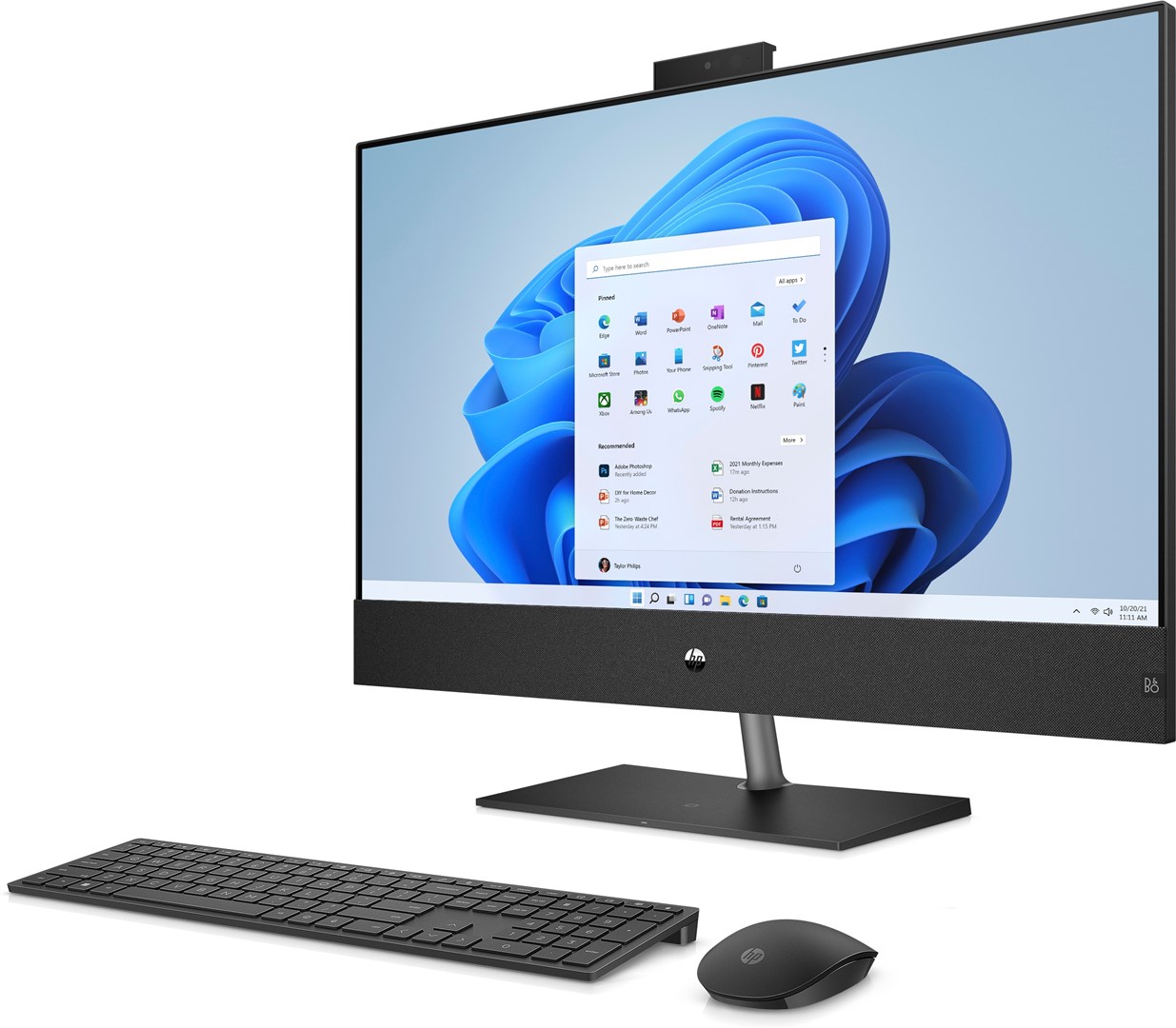 Kompjuter All-in-One HP 6J9N3EA, 31.5", i5-12400T, 16GB RAM, 1TB SSD, GTX 1650, i zi