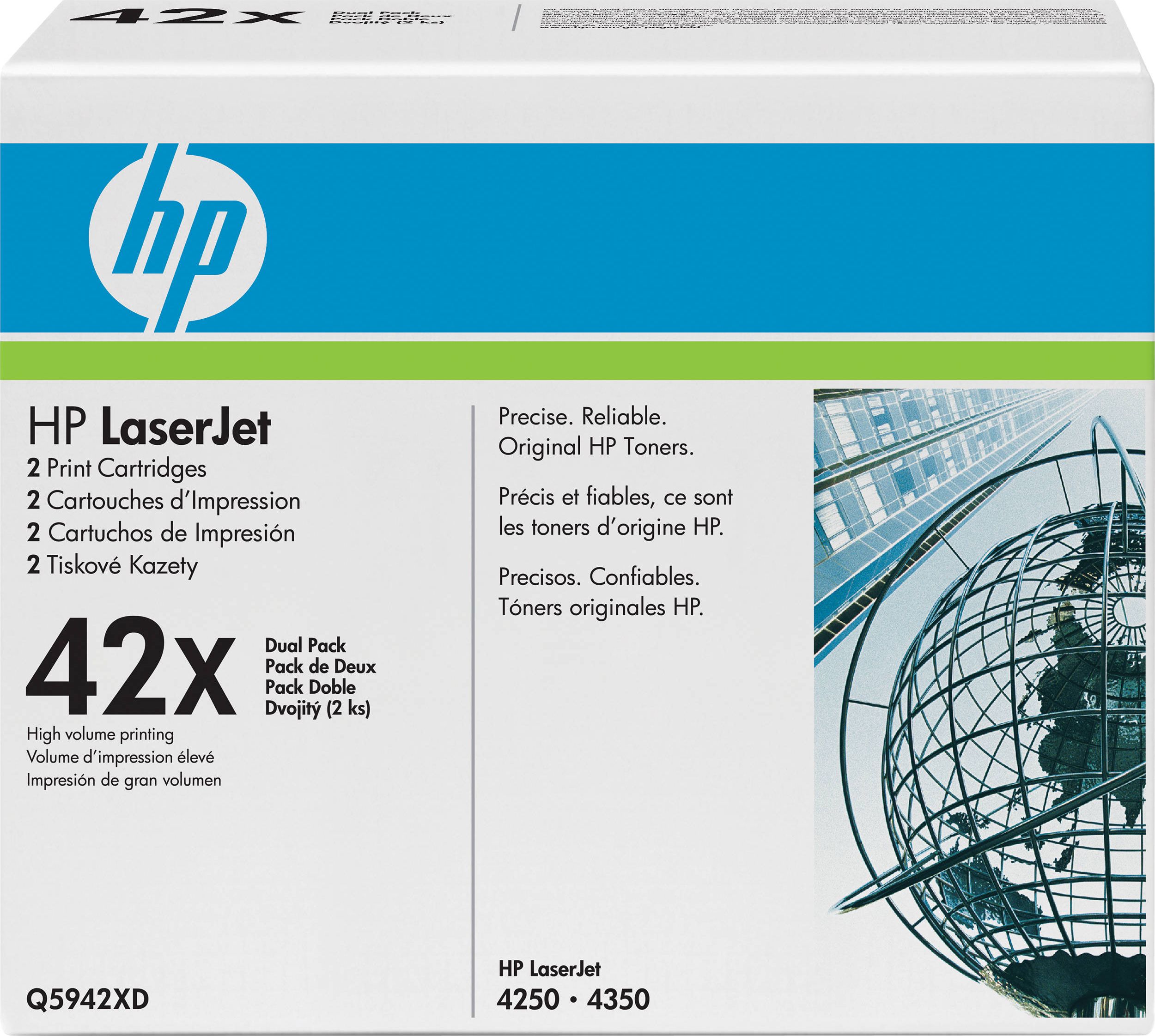 Toner HP 42XD Q5942XD, origjinal, i zi