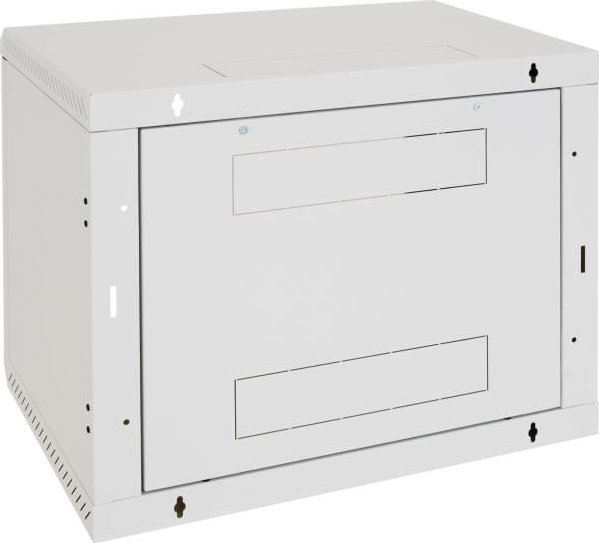 Kabinet muror TRITON Delta 4S 4U, 19", derë xhami sigurie, gri e hapur
