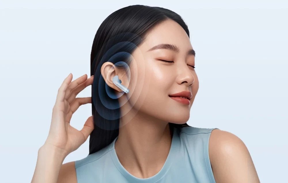Kufje TWS QCY AilyBuds E10 QT35, Bluetooth 5.4, 27 orë bateri, blu