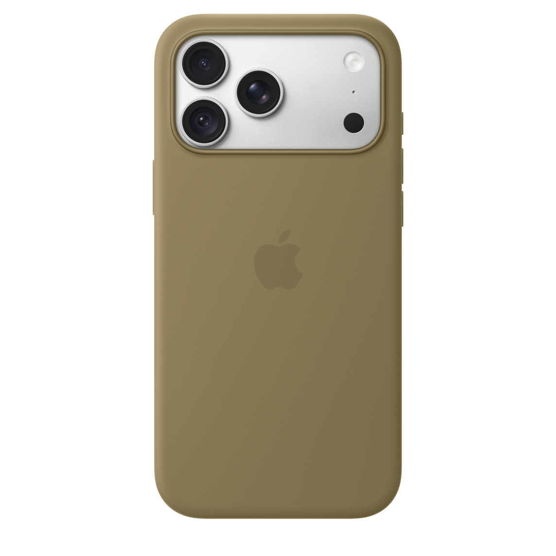 Apple iPhone 18 Pro Max Silicone Case with MagSafe, Olive