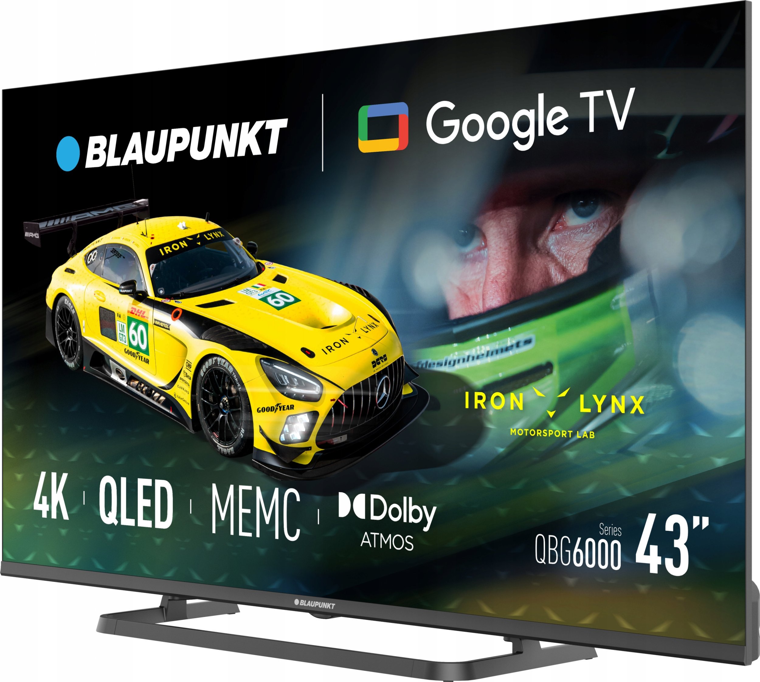 Televizor QLED Blaupunkt 43QBG6000S, 43", 4K Ultra HD, Google TV, i zi