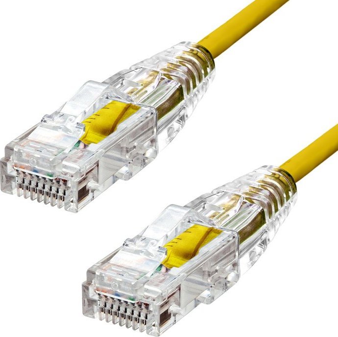 Kabllo rrjeti ProXtend Slim CAT6 UTP, 4 m, e verdhë