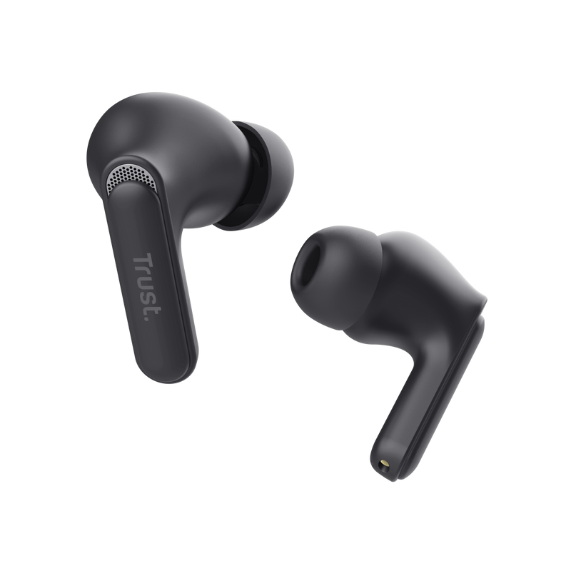 Kufje wireless Trust Yavi, Bluetooth, ENC Noise Cancelling, të zeza