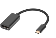 Adapter video Microconnect MC-USBC-DPF1.2, USB Type C në DisplayPort, i zi