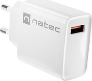 Karikues rrjeti Natec Ribera NUC-2057, 18W, 1x USB A 3A, i bardhë