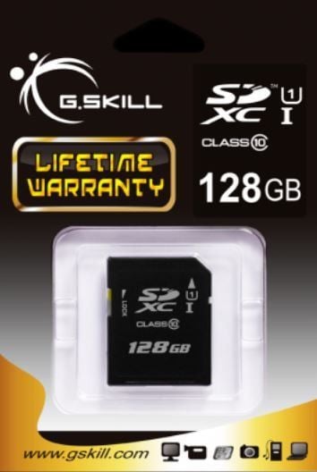 MicroSDXC G.Skill (FF-SDXC128GN-U1), 128GB + 128GB, Class 10 UHS-I 