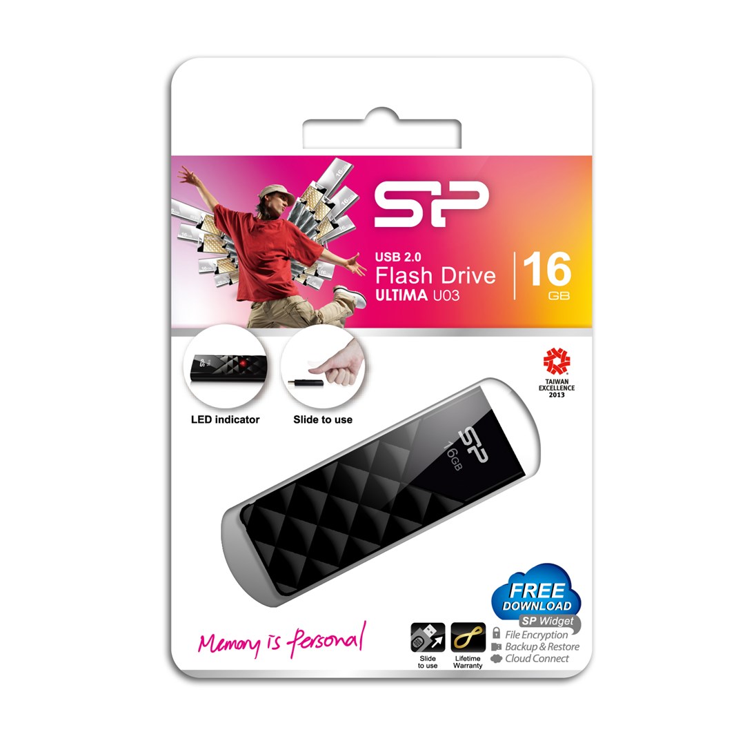USB Silicon Power Ultima U03, 16 GB, USB Type-A