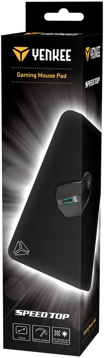 Mauspad Yenkee SPEED TOP, M, i zi