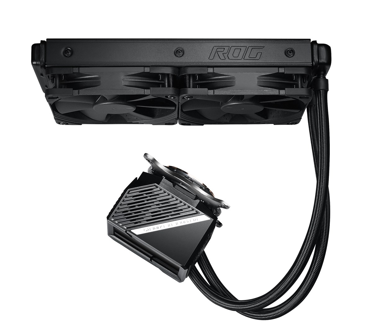 Ftohës me ujë ASUS ROG RYUJIN II 240, 12 cm, i zi