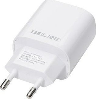 Karikues muri Beline Charger 30W GaN, USB C dhe USB A, i bardhë