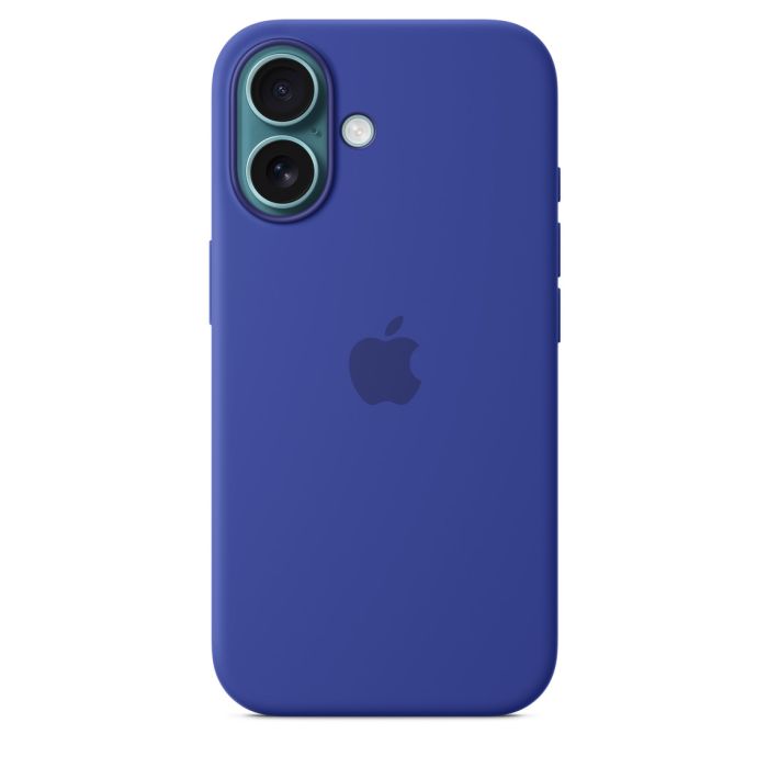 Apple iPhone 16 Silicone Case with MagSafe, Ultramarine (Seasonal) 3