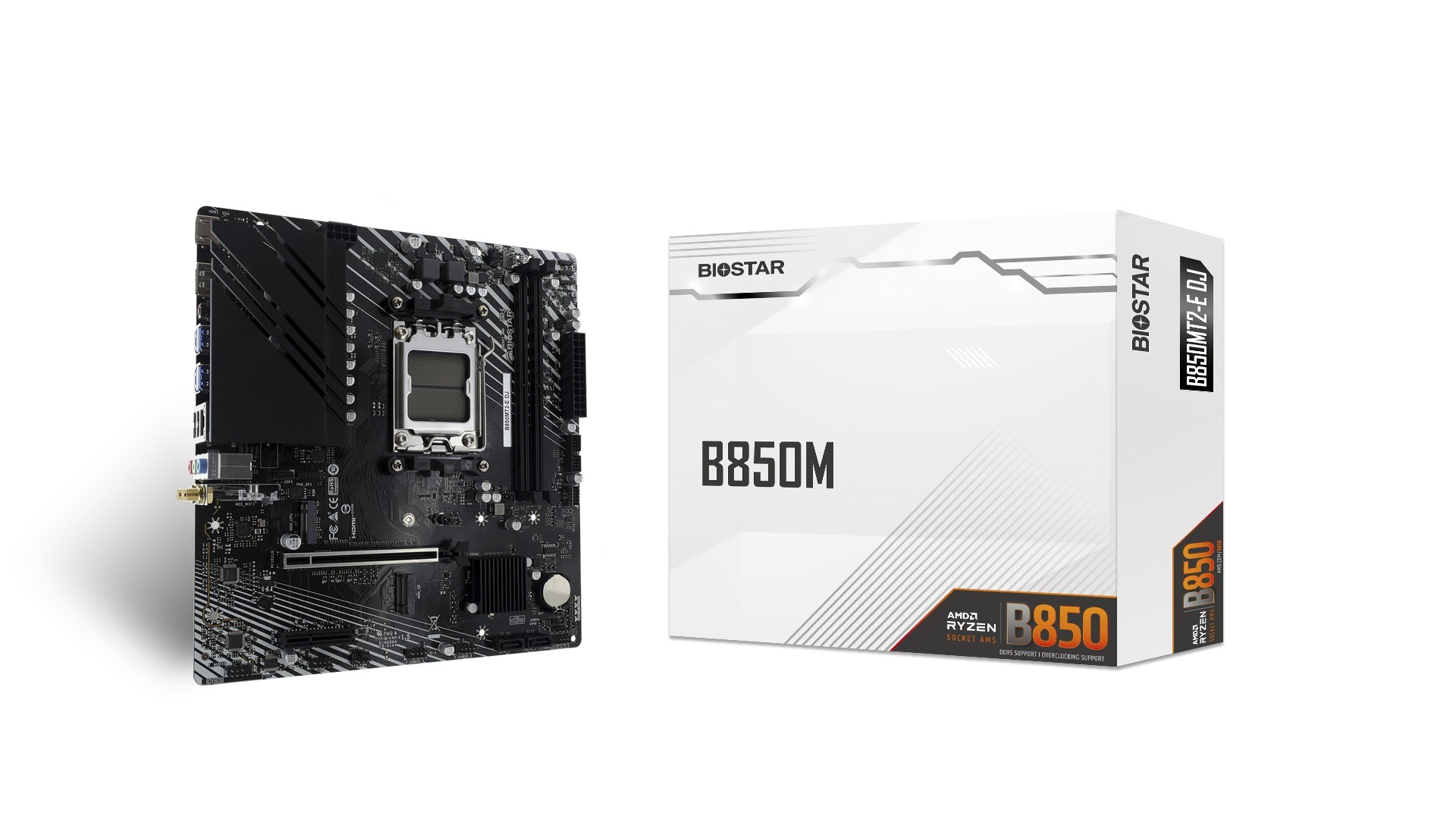 Pllakë amë Biostar B850MT2-E DJ, AM5, Micro-ATX, e zezë