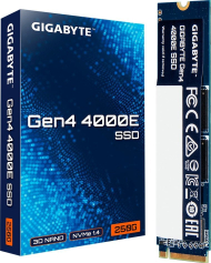 Disk SSD Gigabyte 4000E, 250GB, M.2 2280 PCI-E x4 Gen4 NVMe