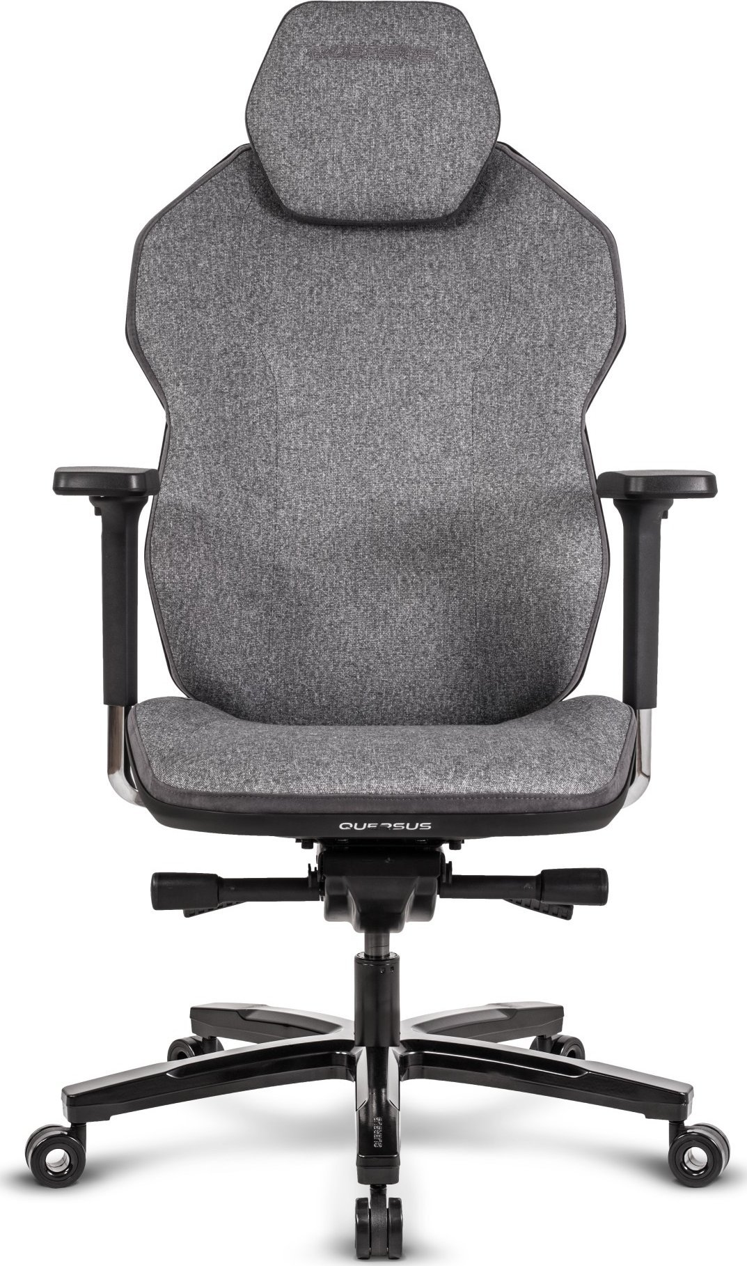 Karrige gaming QUERSUS ICOS 1.1, mekanizëm synkron, bazë alumini, gri