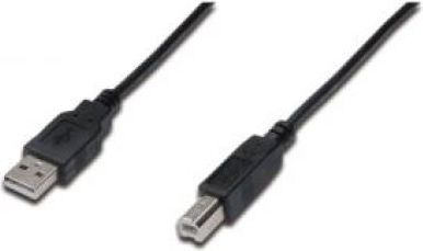 Kabllo USB Digitus AK-300105-050-S, USB-A në USB-B, 5 m, e zezë