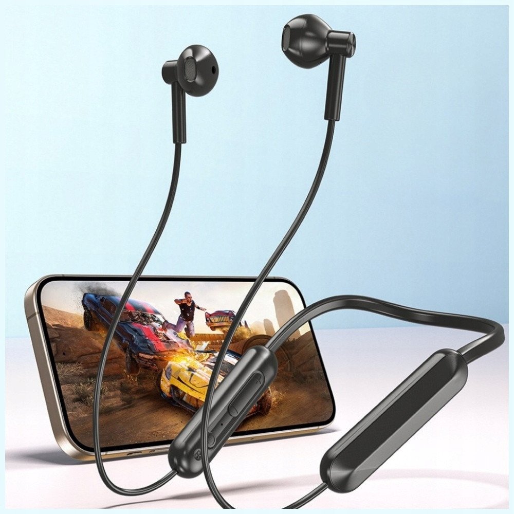 Kufje sportive Awei G82BL, Bluetooth, 18 orë bateri, të zeza