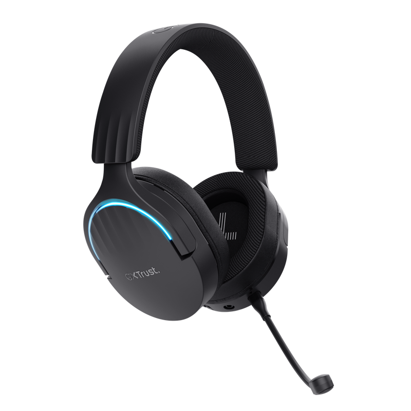 Kufje gaming Trust GXT491 Fayzo, wireless, me mikrofon, të zeza