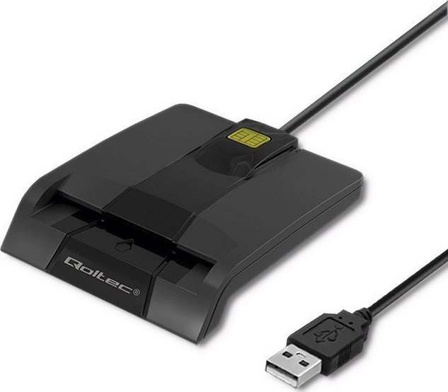 Lexues kartelash Qoltec SCR-0634, USB Type C dhe USB, i zi