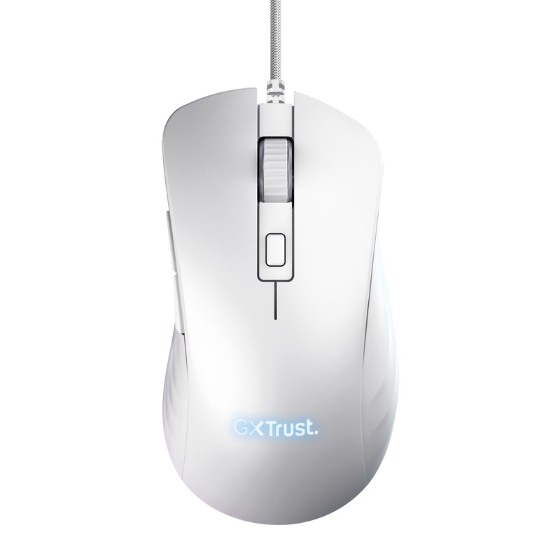 Maus Trust GXT924W YBAR, 25 600 DPI, i bardhë