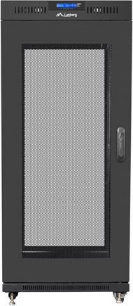Kabinet rrjeti Lanberg Standing 19", 22U, me ventilatorë, i zi