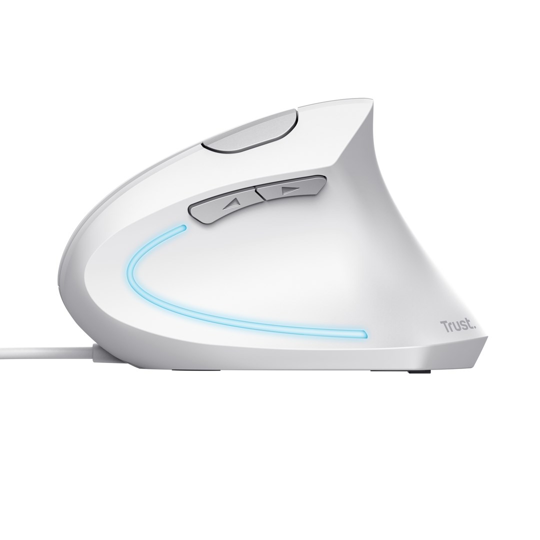 Maus Trust Verto, USB Type-A, i bardhë