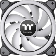 Ventilatorë PC Thermaltake Riing Trio 14 RGB Plus, set 3x 140mm, me hub, të zinj