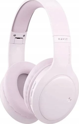 Kufje wireless Havit H633BT, Bluetooth 5.3, 20 orë bateri, rozë