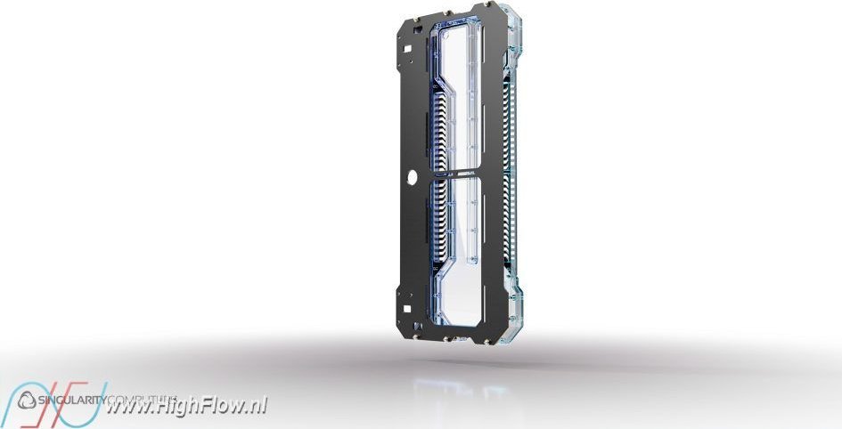 Panel ftohës uji Singularity Spectre Integra M Elite, rezervuar integruar, për kasa PC, argjendtë