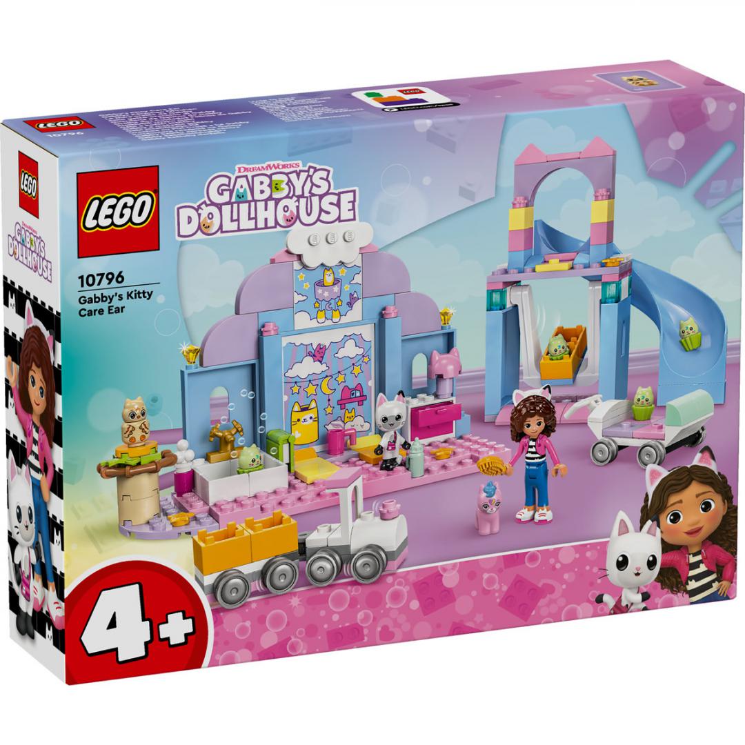 Set LEGO Gabby’s Dollhouse 10796, 165 pjesë, për fëmijë 4+, shumëngjyrësh