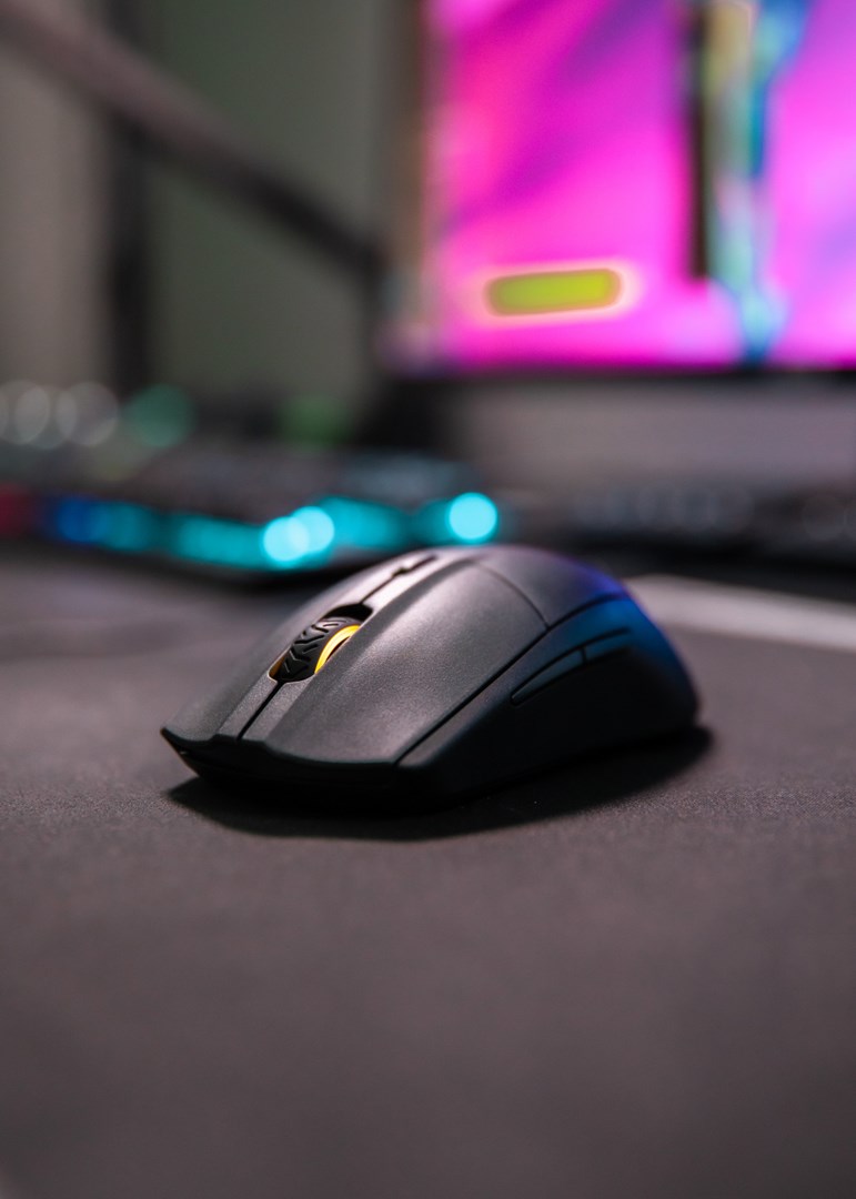 Maus lojërash SteelSeries Rival 3 Wireless, TrueMove Air, i zi