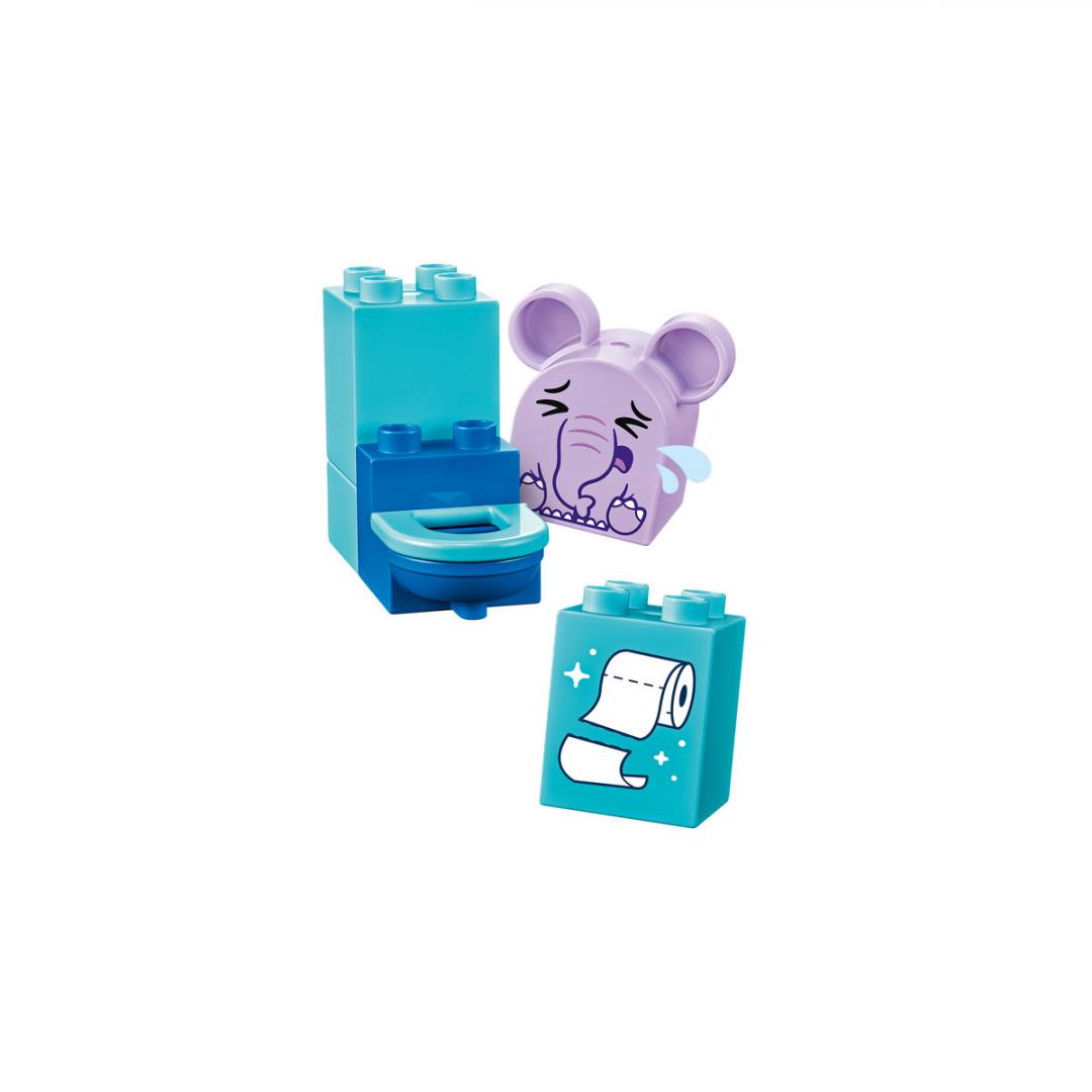 Lodër konstruktore LEGO Duplo Everyday Activities Bath 10413, set edukativ, për fëmijë 18 muaj+