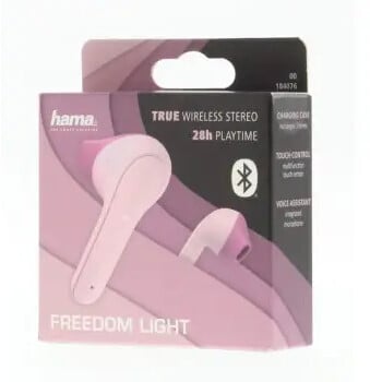 Dëgjuese Hama Freedom Light, Bluetooth, rozë