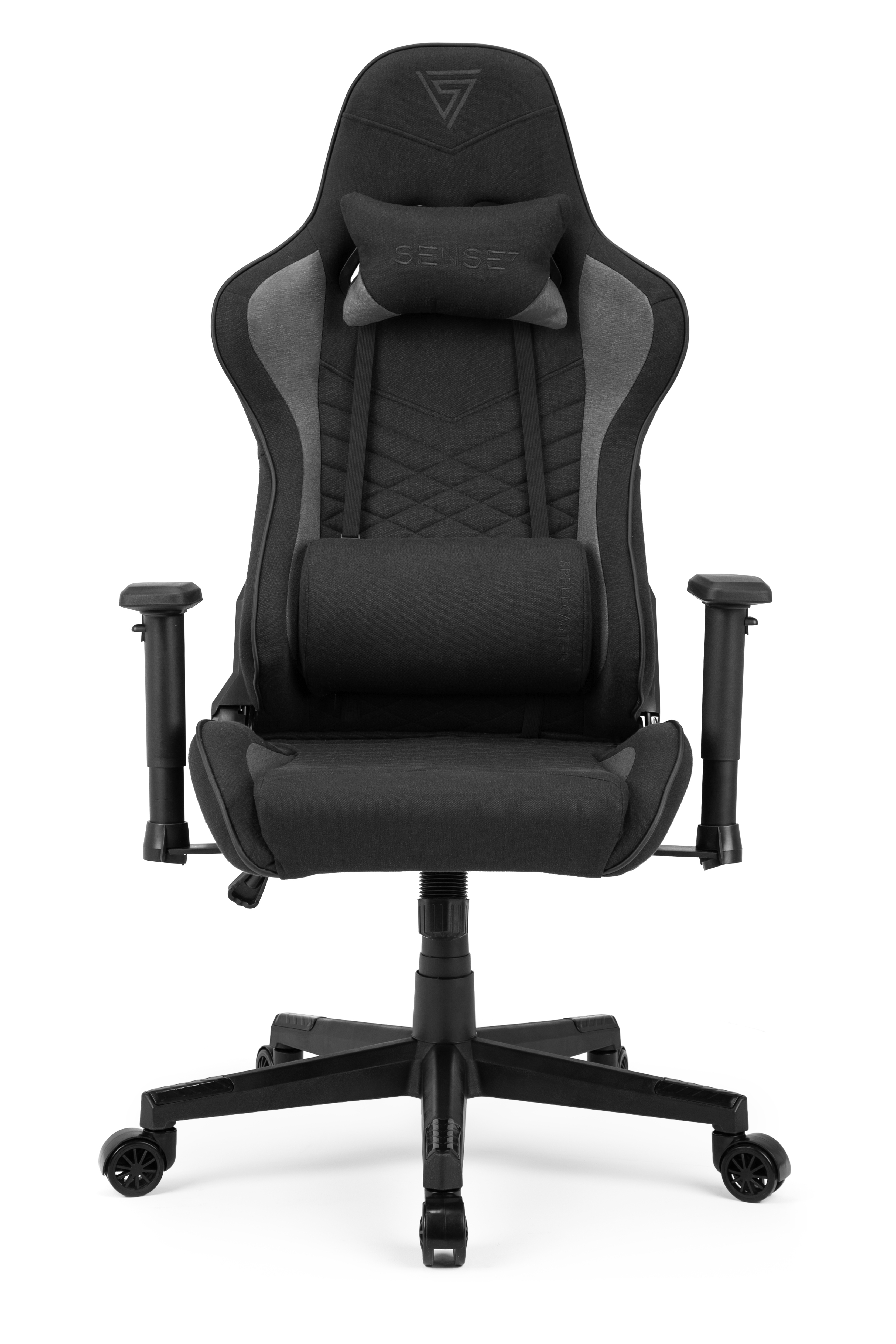 Karrige SENSE7 Spellcaster, material, e zezë/ hirtë